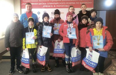 Россыпь медалей юных биатлонистов из Маслянино