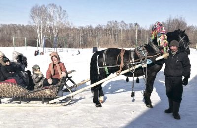 В Маслянинском районе зиму провожали весело!