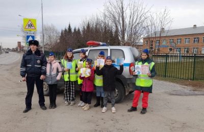 Школьники рассказывают о безопасности дорожного движения в Маслянинском районе
