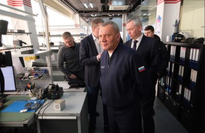 Научный потенциал Новосибирской области оценила делегация «Роскосмоса» во главе с Юрием Борисовым