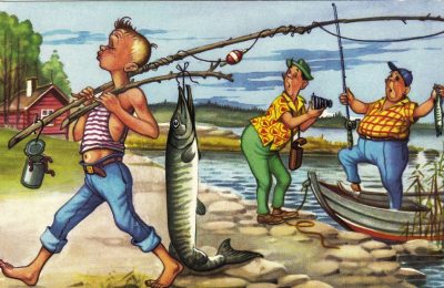 Веселый сказ о рыбаке и рыбке