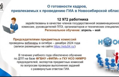 278 пунктов проведения экзаменов и 13 тысяч сотрудников: Новосибирская область готова к проведению государственной итоговой аттестации в 2025 году