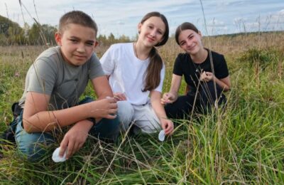 Юные исследователи Мамоновской школы продолжают изучать биотопы в окрестностях села