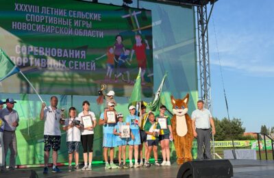 Победа маслянинской семьи на Сельских играх